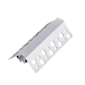   PROFIL ALUMINIOWY WPUSZCZANY W PŁYTĘ GIPSOWO-KARTONOWĄ NAROŻNIK ZEWNĘTRZNY DP62 2M