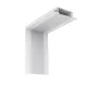 NAROŻNIK WEWNĘTRZNY ELEMENT S48 PROFIL LED BIAŁY WPUŚCIANY 