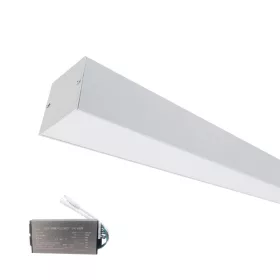   PROFIL LED DO MONTAŻU NAWIERZCHNIOWEGO S77 24W 4000K 600MM BIAŁY+ZESTAW AWARYJNY