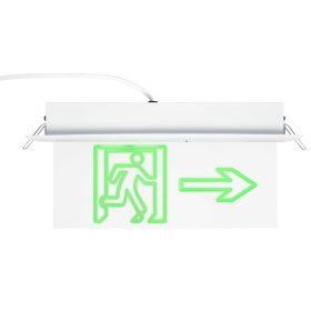   AL3117 OŚWIETLENIE AWARYJNE LED PANEL PLASTIKOWY OTWIERANY NA BOK