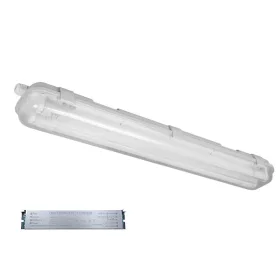   Lampa BELLA z rurką świetlną LED 1200 mm 2X18 W 6200 K-6500 K IP65