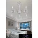 Lampa sufitowa UNIVERSO 3 ramiona 3xE14 maks. 40 W D50x50 cm biała/złota