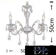 Lampa sufitowa UNIVERSO 3 ramiona 3xE14 maks. 40 W D50x50 cm biała/złota