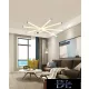 Lampa wisząca UNIVERSO 55 W 4400 lm 3000 K IP20 Biała 820 x 1100 mm