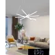 Lampa wisząca UNIVERSO 55 W 4400 lm 6500 K IP20 Biała 820 x 1100 mm