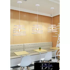 Lampa wisząca UNIVERSO 1xE27 IP20 D325x1430mm biała
