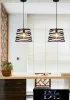 Lampa wisząca UNIVERSO 1xE27 IP20 D325x1430mm czarna