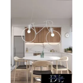 Lampa wisząca UNIVERSO 2xE27 IP20 670x1500 mm biała