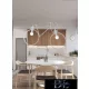 Lampa wisząca UNIVERSO 2xE27 IP20 670x1500 mm biała