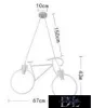 Lampa wisząca UNIVERSO 2xE27 IP20 670x1500 mm biała