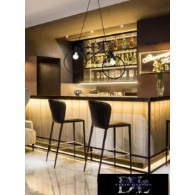 Lampa wisząca UNIVERSO 2xE27 IP20 670x1500 mm czarna