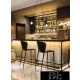 Lampa wisząca UNIVERSO 2xE27 IP20 670x1500 mm czarna