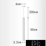 Lampa wisząca UNIVERSO 3 W 3000 K 300 lm 32 x 500 mm IP20 biała