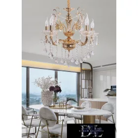   Żyrandol UNIVERSO 5 ramion 5xE14 maks. 40 W D65x58 cm złoty