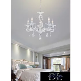   Żyrandol UNIVERSO 5 ramion 5xE14 maks. 40 W D60x110 cm biały