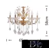 Żyrandol UNIVERSO 6 ramion 6xE14 maks. 40 W D65x58 cm złoty