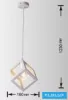 Lampa wisząca UNIVERSO 1xE27 maks. 60 W IP20 biała D160x1230 mm