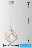 Lampa wisząca UNIVERSO 1xE27 maks. 60 W IP20 biała D160x1230 mm