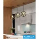 Lampa wisząca UNIVERSO 1xE27 maks. 60 W IP20 czarna D160x1230 mm