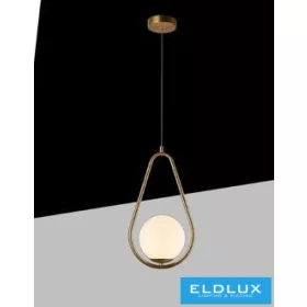   Lampa wisząca UNIVERSO 1xG9 maks. 10 W D210x400x1200 mm IP20 Stare złoto 5 lat
