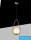Lampa wisząca UNIVERSO 1xG9 maks. 10 W D210x400x1200 mm IP20 Stare złoto 5 lat