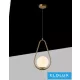 Lampa wisząca UNIVERSO 1xG9 maks. 10 W D210x400x1200 mm IP20 Stare złoto 5 lat