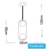 Lampa wisząca UNIVERSO 2xG9 max.10w D200x500x1200mm IP20 Stare złoto 5 lat