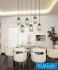 Lampa wisząca UNIVERSO 1xE27 maks. 60 W IP20 czarna D140x1340 mm