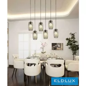   Lampa wisząca UNIVERSO 1xE27 maks. 60 W IP20 czarna D140x1340 mm