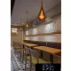 Lampa wisząca UNIVERSO 1xE27 IP20 D200x1460mm bursztynowa