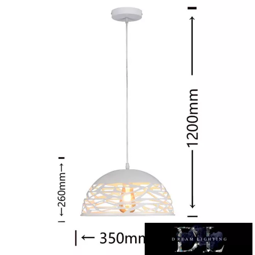 UNIVERSO Lampa wisząca E27 max.60w IP20 ∅360 biała