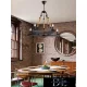 UNIVERSO Żyrandol z liny konopnej 5xE14 IP20 D800x1250mm czarny