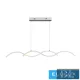   UNIVERSO Wisząca lampa LED 26 W 2080 lm CCT 920 x 1100 mm IP20 biała