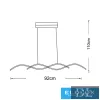   UNIVERSO Wisząca lampa LED 26 W 2080 lm CCT 920 x 1100 mm IP20 biała