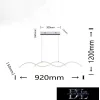 UNIVERSO Lampa wisząca LED 25 W 2000 lm 4000 K 920 mm IP20 biała