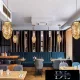 Lampa wisząca UNIVERSO 12 W 1080 lm 3000 K 360° IP20 ∅200 x 300 x 1400 mm bursztynowa
