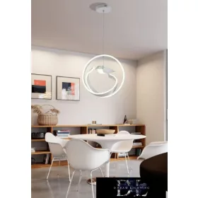   Lampa wisząca UNIVERSO 53 W 4240 lm 4000 K IP20 biała D400x1200 mm