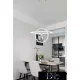 Lampa wisząca UNIVERSO 70 W 5600 lm 6500 K IP20 Biała D600x1500 mm