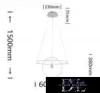 Lampa wisząca UNIVERSO 70 W 5600 lm 4000 K IP20 Biała D600x1500 mm