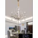 Żyrandol UNIVERSO 5 ramion 5xE14 maks. 40 W D50x110 cm złoty