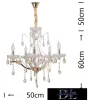 Żyrandol UNIVERSO 5 ramion 5xE14 maks. 40 W D50x110 cm złoty