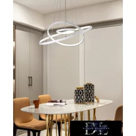   Lampa wisząca UNIVERSO 51 W 4080 lm Przełącznik CCT IP20 Biała D600 x 1000 mm