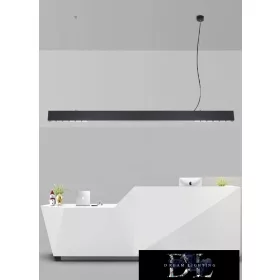   Lampa wisząca UNIVERSO 42 W 2720 lm CCT IP20 Czarna 1183 x 56 x 33 mm