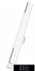 Lampa wisząca UNIVERSO 42 W 2720 lm CCT IP20 Czarna 1183 x 56 x 33 mm