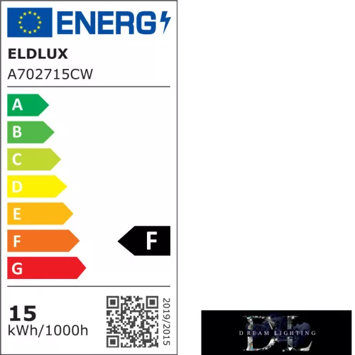 Żarówka LED ELDLUX A70 E27 15 W 1575 lm 6500 K