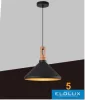 Lampa wisząca UNIVERSO 1xE27 maks. 60 W D350x170x1300 mm IP20 czarna/złota 5 lat