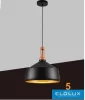 Lampa wisząca UNIVERSO 1xE27 maks. 60 W D350x220x1300 mm IP20 czarno-złota 5 lat