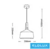 Lampa wisząca UNIVERSO 1xE27 maks. 60 W D350x220x1300 mm IP20 czarno-złota 5 lat