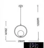 Lampa wisząca UNIVERSO 10 W IP20 Stare złoto 1xG9