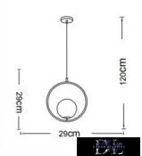 Lampa wisząca UNIVERSO 10 W IP20 Stare złoto 1xG9